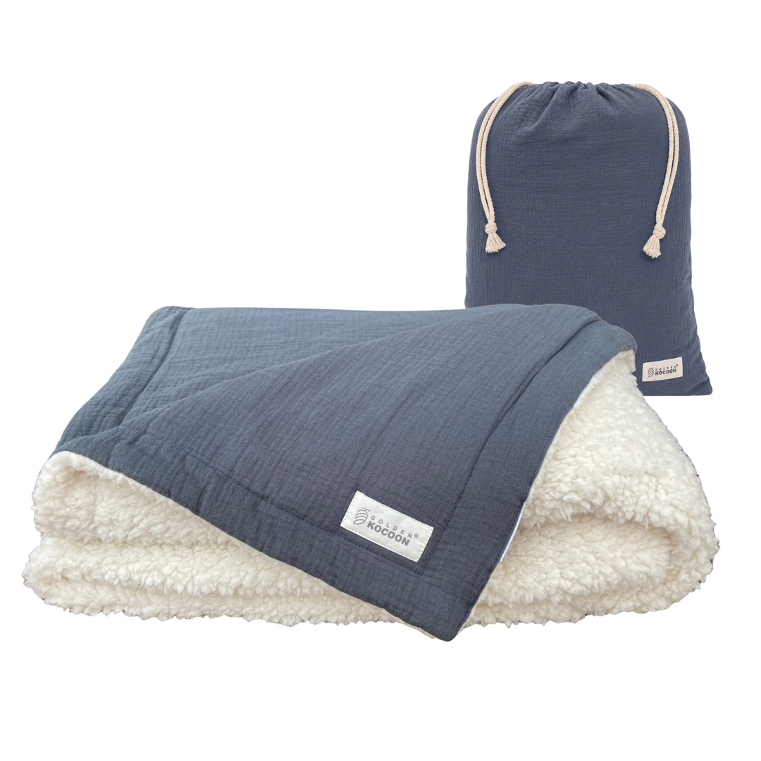 EMF Protection Sherpa Blanket - 99.6% Shielding for 5G, Wi-Fi & Bluetooth