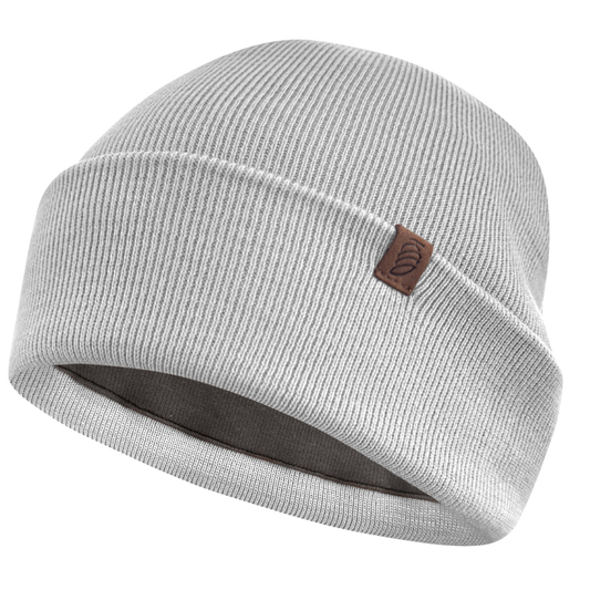 EMF Protection Bamboo Beanie, in Grey. Use for 5g Protection, Anti Radiation