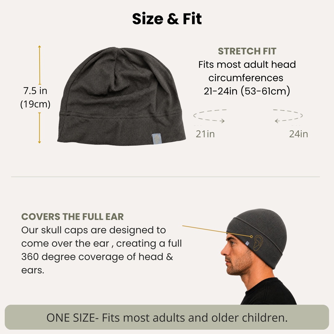EMF Protection Skull Cap - 99.8% Shielding for 5G, Wi-Fi & Bluetooth