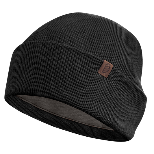 EMF Protection Bamboo Beanie, in Black. Use for 5g Protection, Anti Radiation