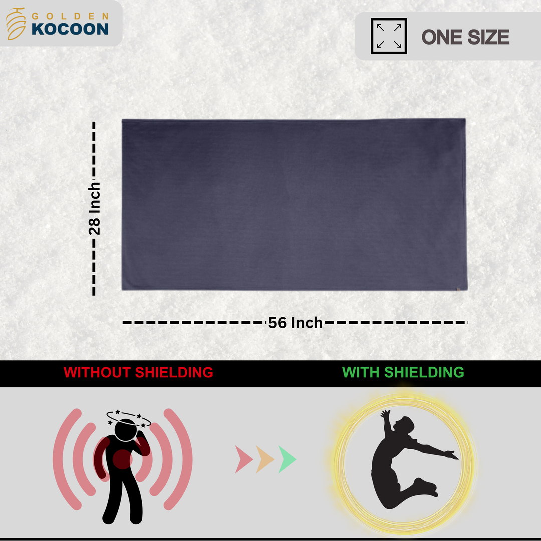 EMF Protection Scarf - 99.8% Shielding for 5G, Wi-Fi & Bluetooth