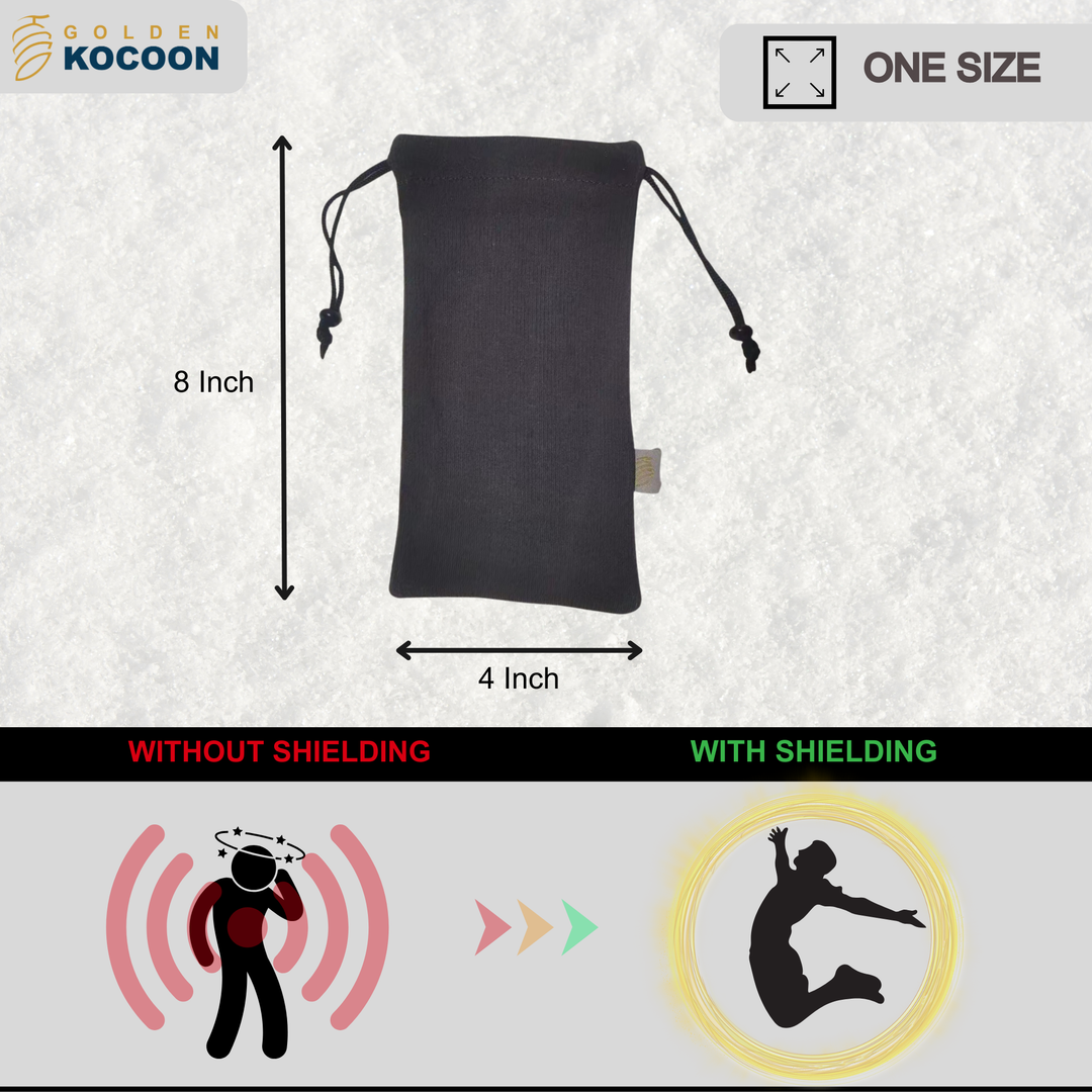 EMF Protection Phone Pouch - 99.8% Shielding for 5G, Wi-Fi & Bluetooth