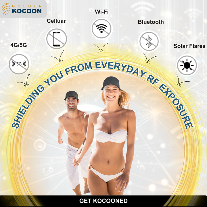 EMF Protection Cap - 99.8% Shielding for 5G, Wi-Fi & Bluetooth