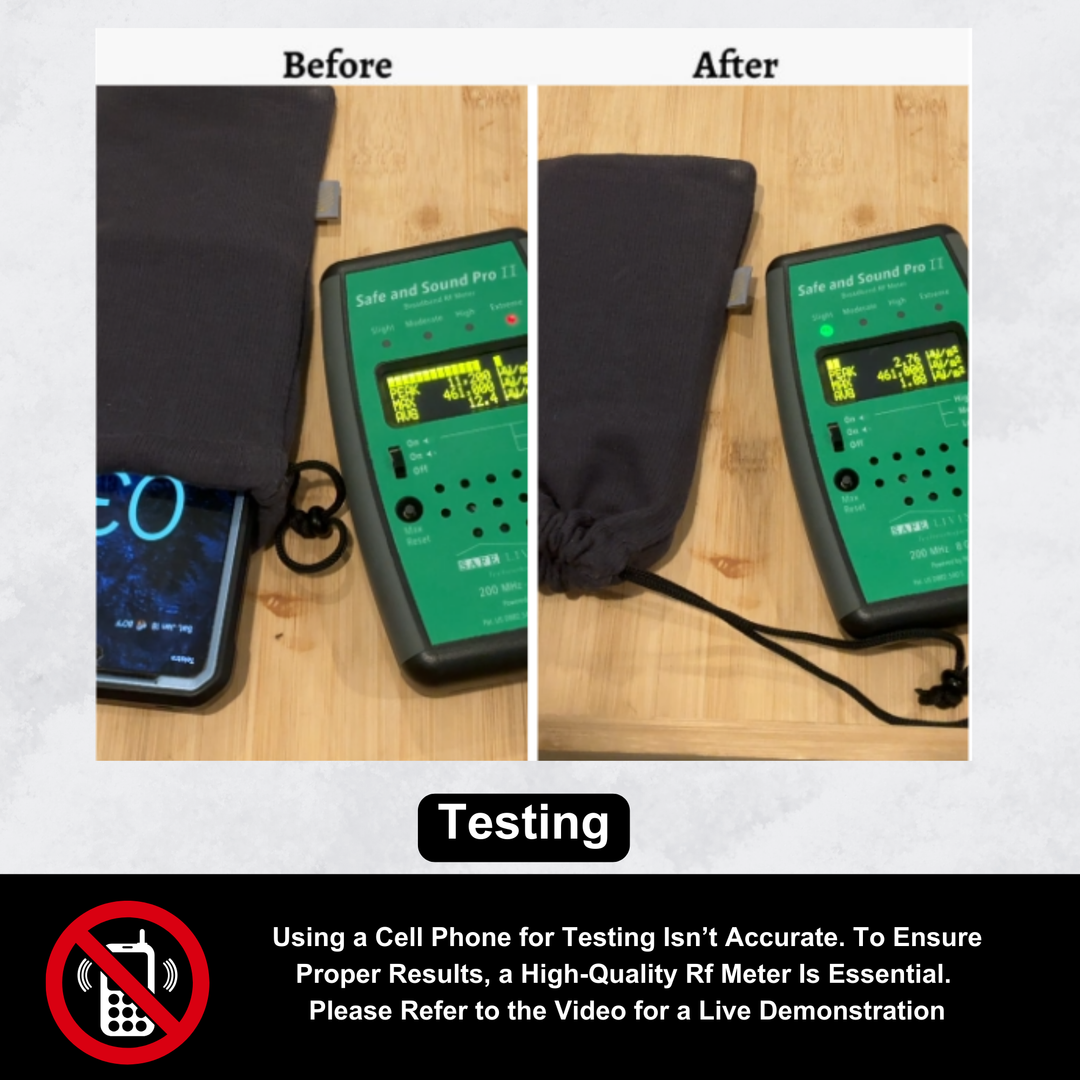EMF Protection Phone Pouch - 99.8% Shielding for 5G, Wi-Fi & Bluetooth