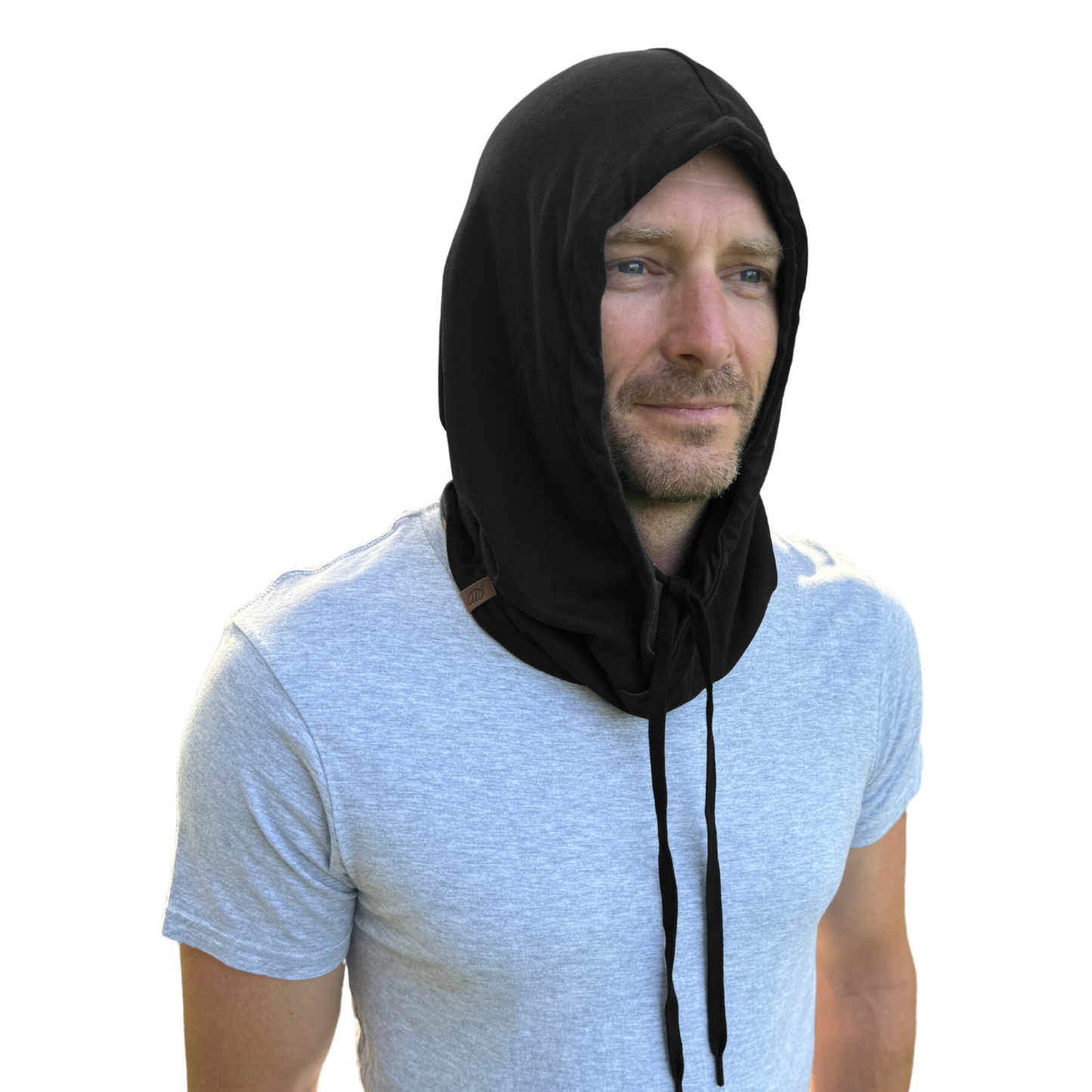 EMF Protection Hood in Black, using a EMF Bamboo Fabric. Use for 5g Protection, Anti Radiation