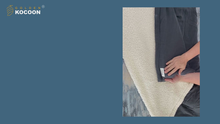 EMF Protection Sherpa Blanket - 99.6% Shielding for 5G, Wi-Fi & Bluetooth